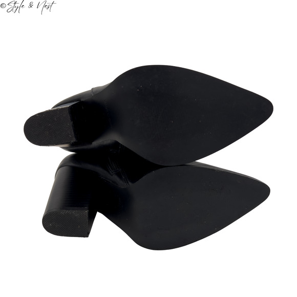 Embroidered Rhinestone Whismigoth Rave Cowboy Boots Knee High Women Size 7 - Picture 8 of 12